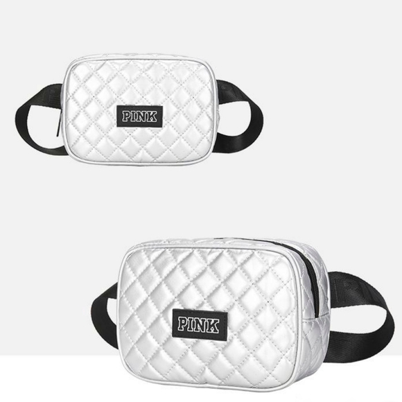 Victoria's Secret PINK Quilted Waist Bag Fanny Pack - Picture 1 of 3
